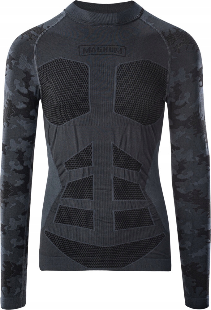 Pánská Mikina Termoaktivní Spodní Prádlo Magnum Camo Top Šedá Velikost S