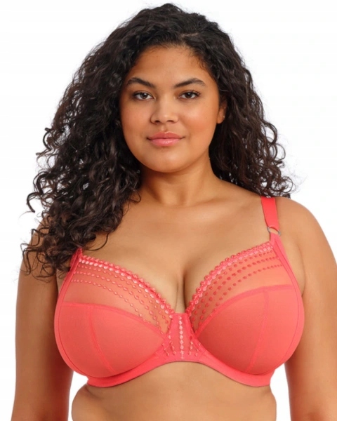 Elomi měkká podprsenka plunge Matilda korálová