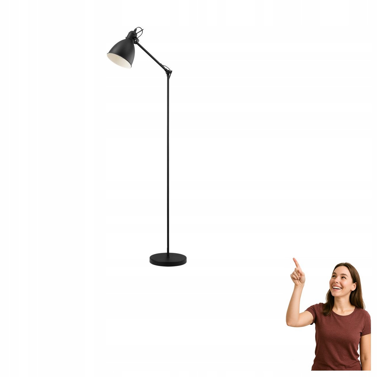 Podlahová lampa Priddy 49471 Eglo