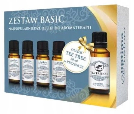 Optima Natura zestaw olejków do aromaterapii Basic 4 x 10 ml 30 ml