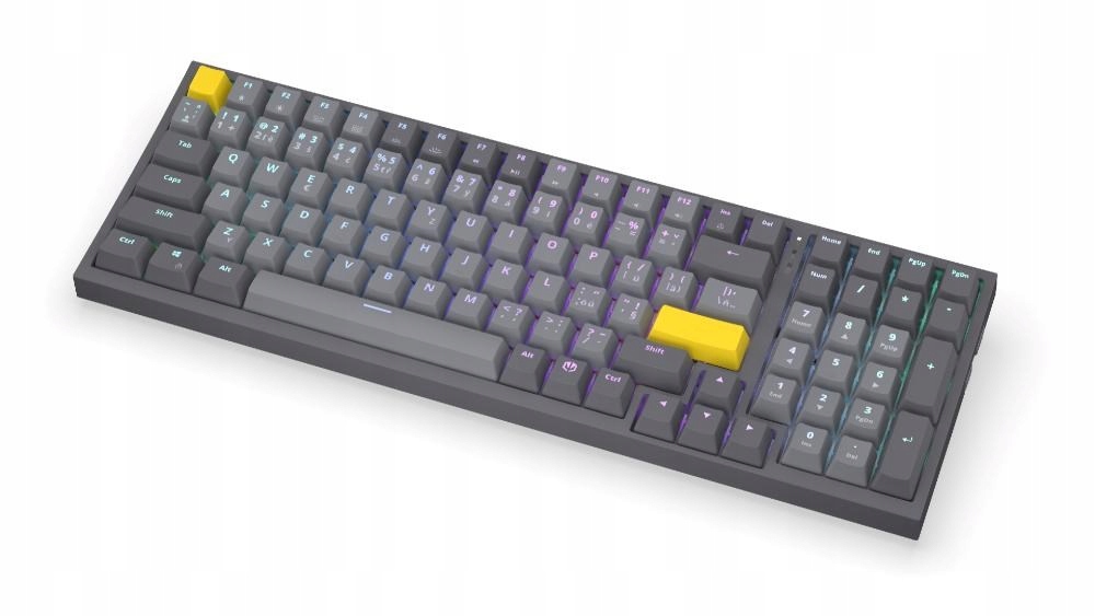 Endorfy herní klávesnice Celeris 1800, bezdrátová, yellow switch, …