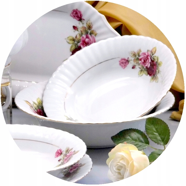 

009 Salaterka Okrągła 23 cm Iwona Malcer Porcelana