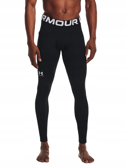 LEGGINSY TERMOAKTYWNE MĘSKIE UNDER ARMOUR SPORTOWE BIELIZNA TRENING 1366075 Materiał dominujący poliester