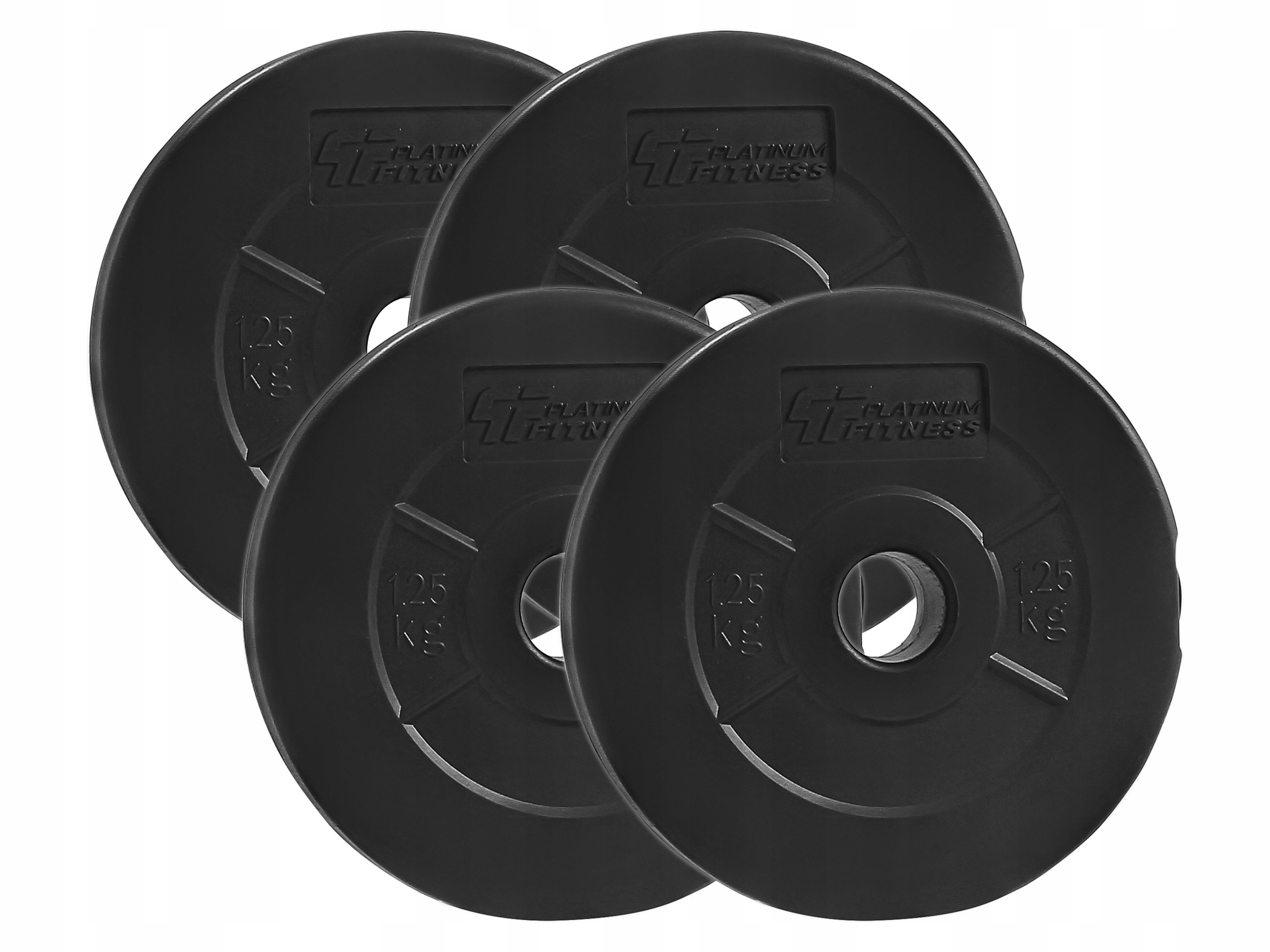 PLATINUM FITNESS ZESTAW OBCIĄŻENIA 5KG OBCIĄŻENIE BITUMICZNE BITUMIKI 29MM
