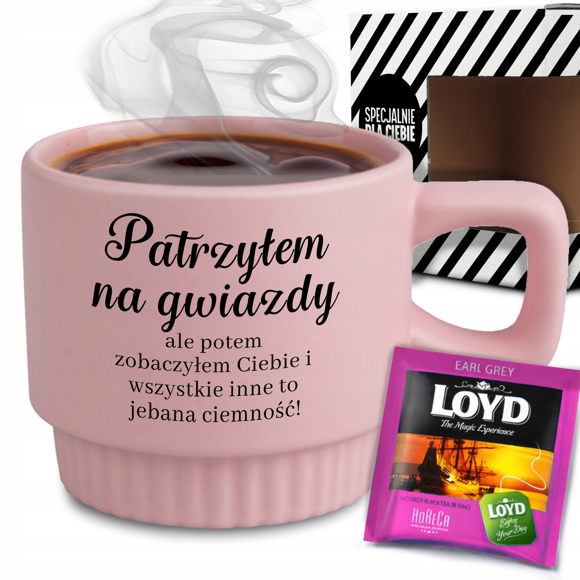 Sada Hrnček V Krabici Ružový Čaj, Pozeral Som Na Hviezdy, Hotový Darček