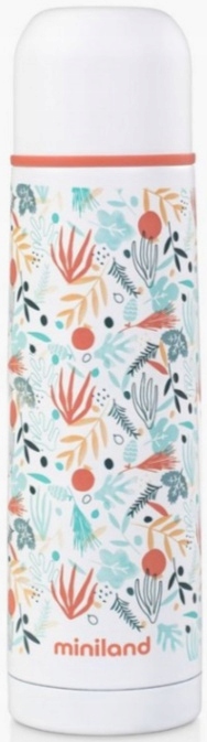 Termos na napoje Miniland 0,5 l biały