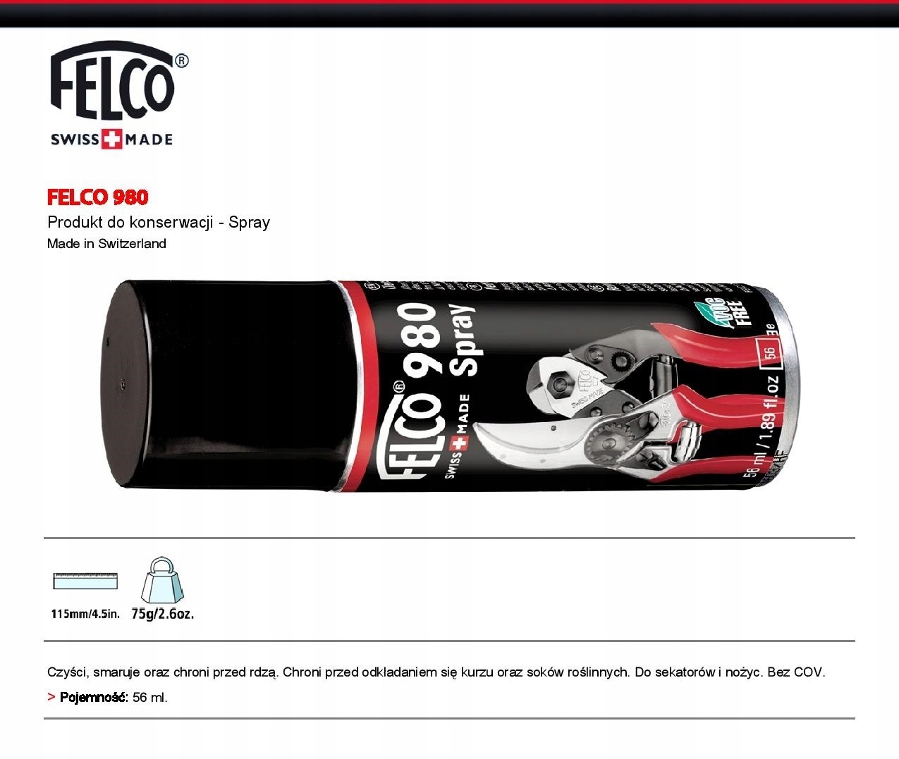 FELCO 980 Spray Typ inny