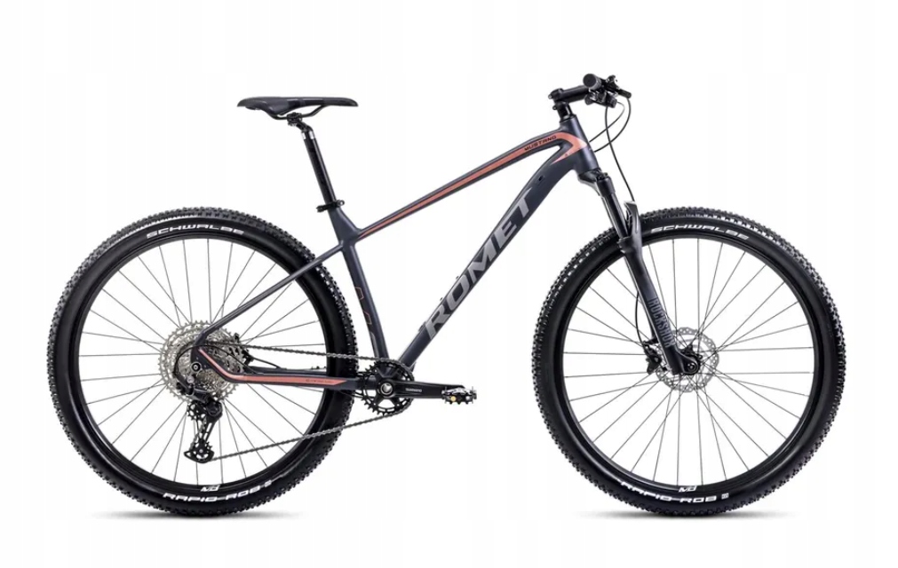 Rower Romet Mustang M8 16 M grafitowy 2024