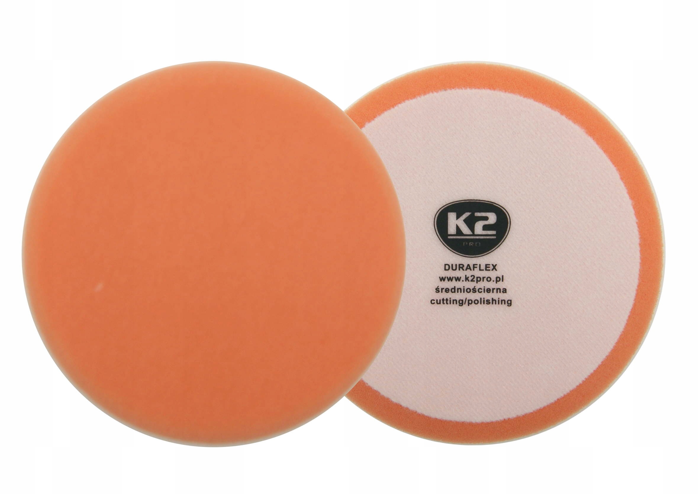 

K2 Duraflex Gąbka Polerska Pad Rzep Średniościerna