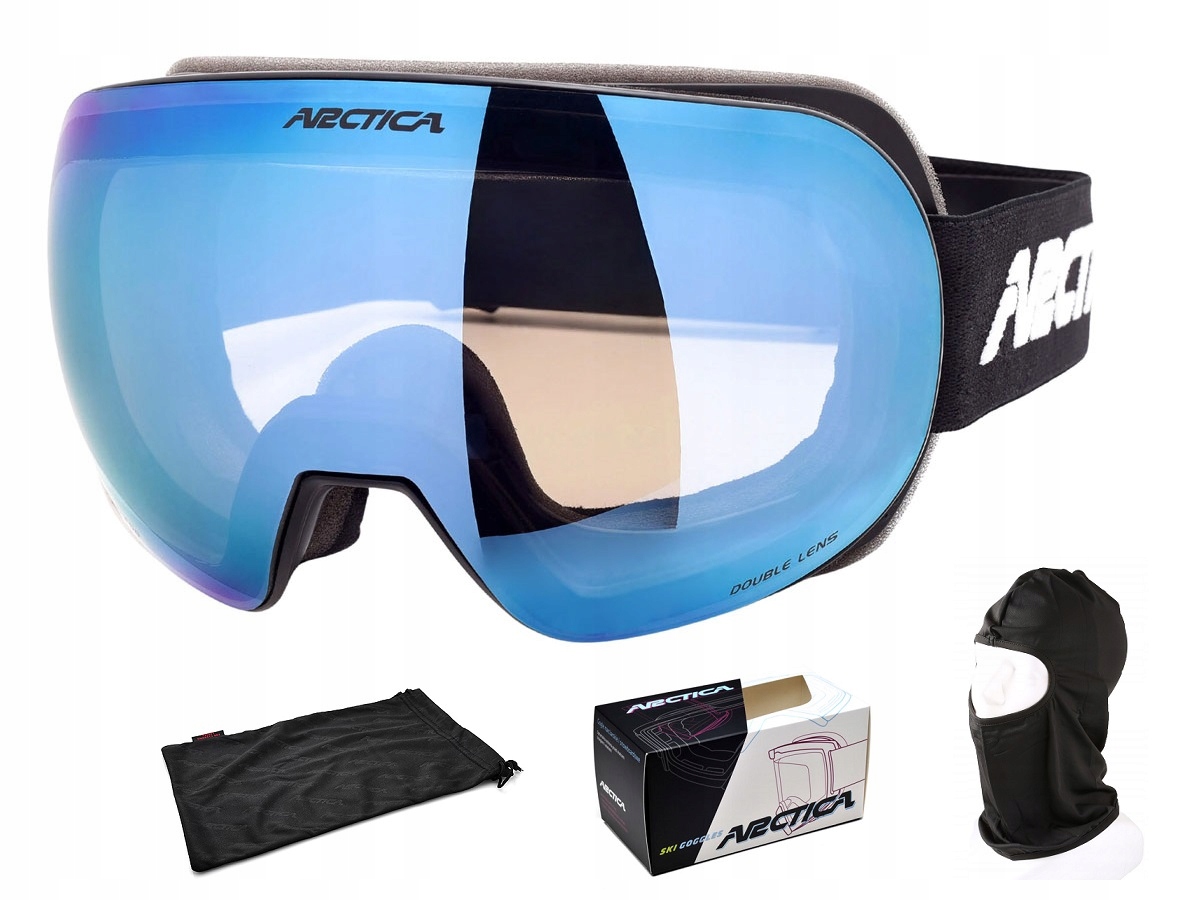 Lyžařské brýle Arctica G-104D Na Dioptrické Brýle Bezrámečkové Uv Filtry