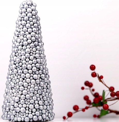 KULKI KULECZKI STYROPIANOWE BROKATOWE STROIK1000sz Marka Dekorstar