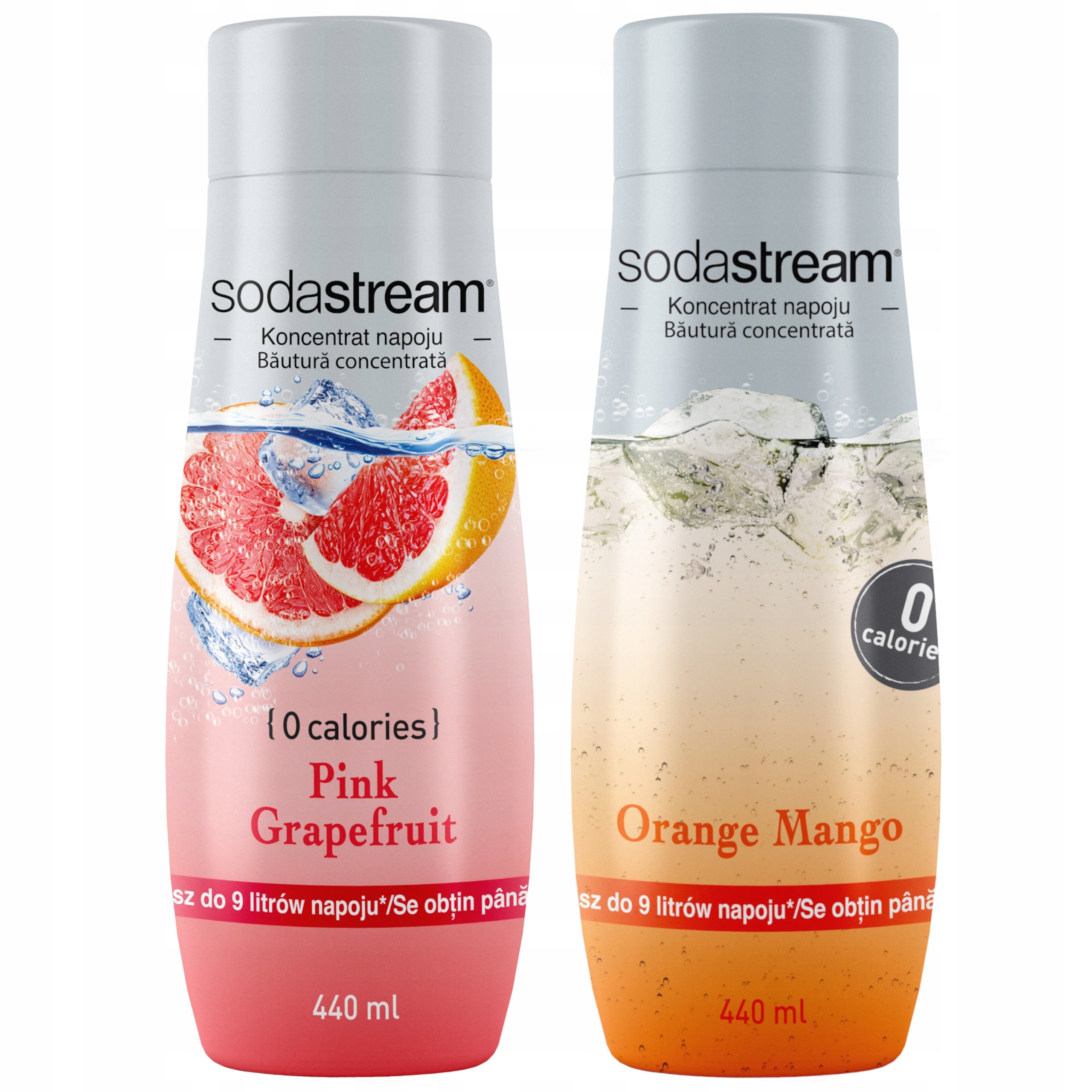

Grejpfrut Pomarańcza-Mango bez cukru SodaStream