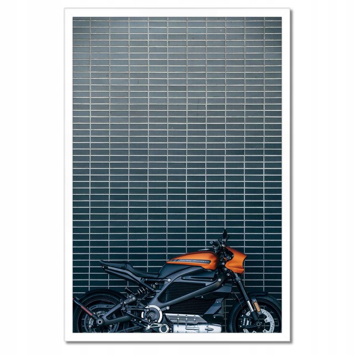 Plakáty v rámu 40x60 Harley Davidson Motocykl
