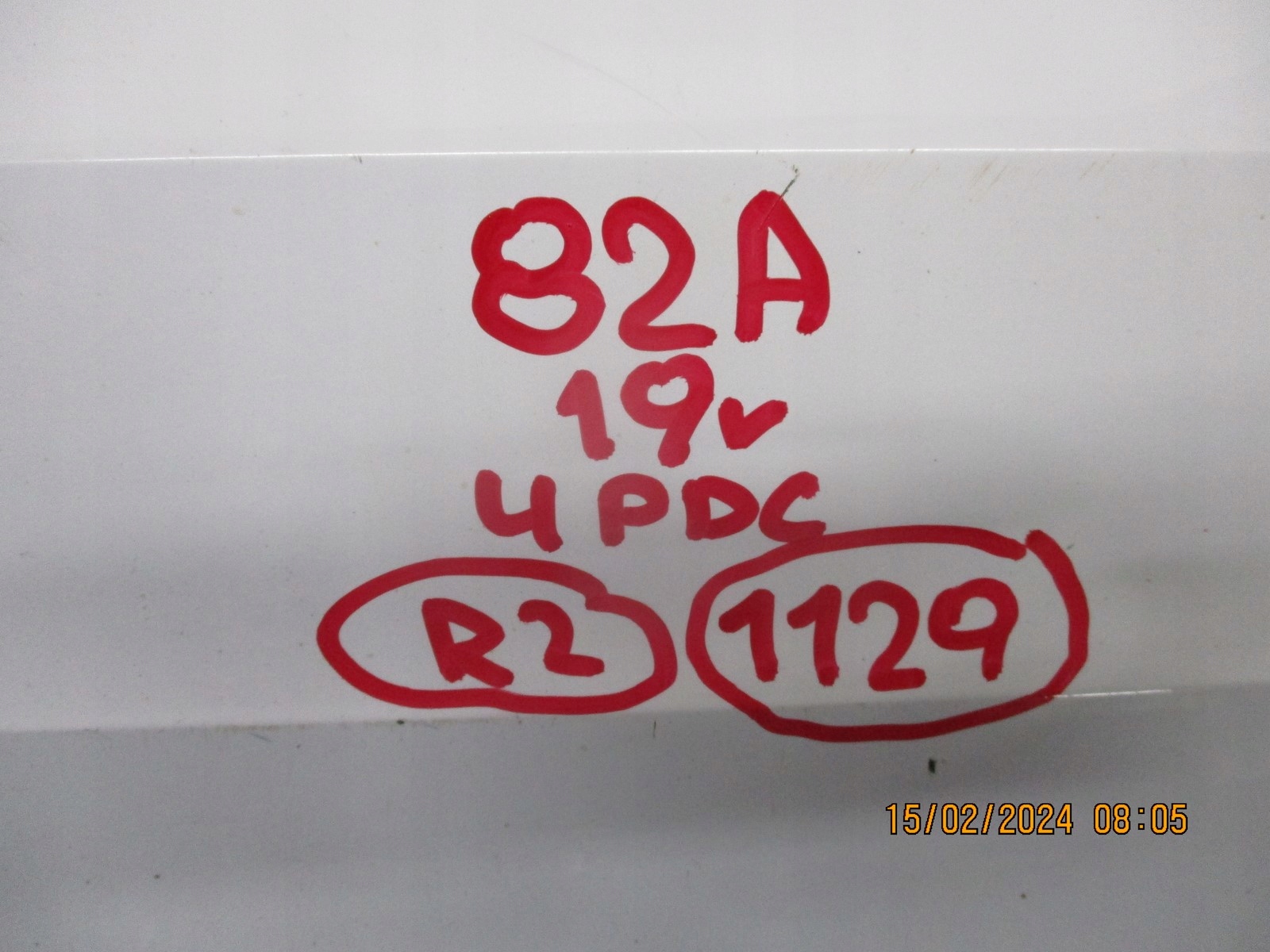 bumper rear part rear Audi A1 82A 4 PDC