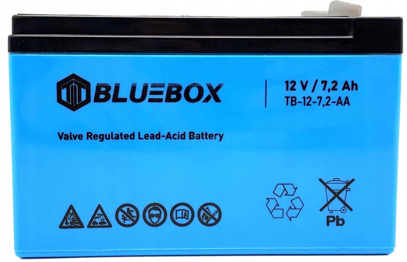 

Akumulator Agm 12V 7,2Ah (wymiar 7Ah) Ups Zabawki