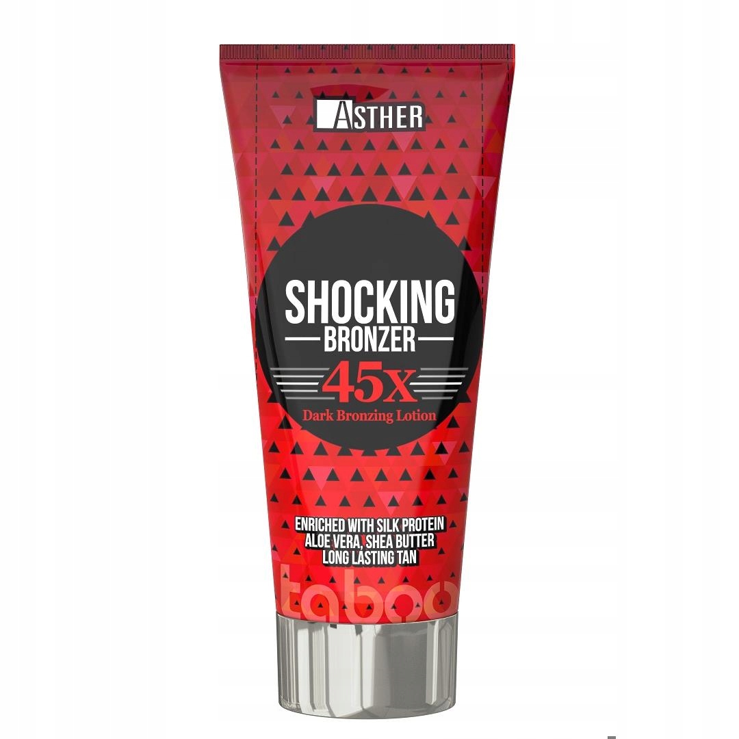 Asther Shocking Bronzer X45 Silné Opalování x2ks