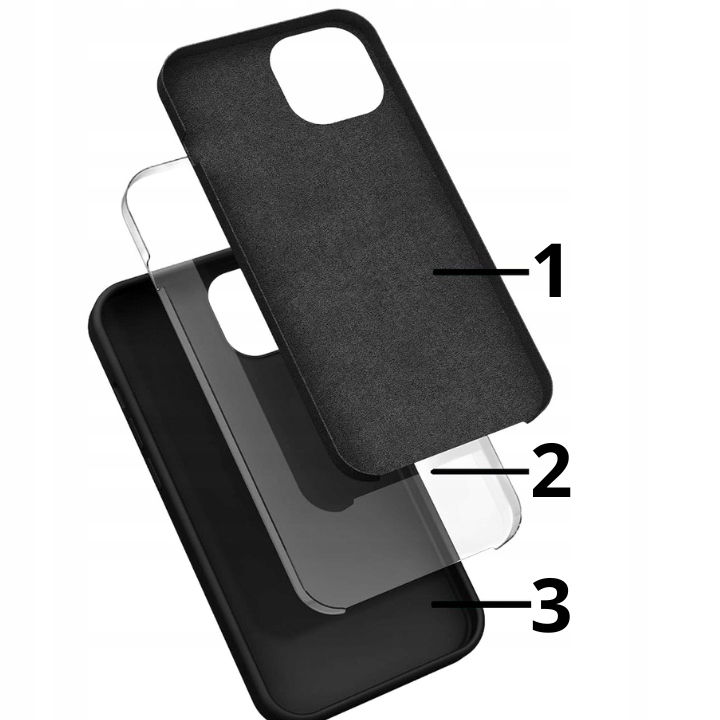 ETUI do IPHONE 14 KOLORY POKROWIEC OBUDOWA + SZKŁO Typ plecki