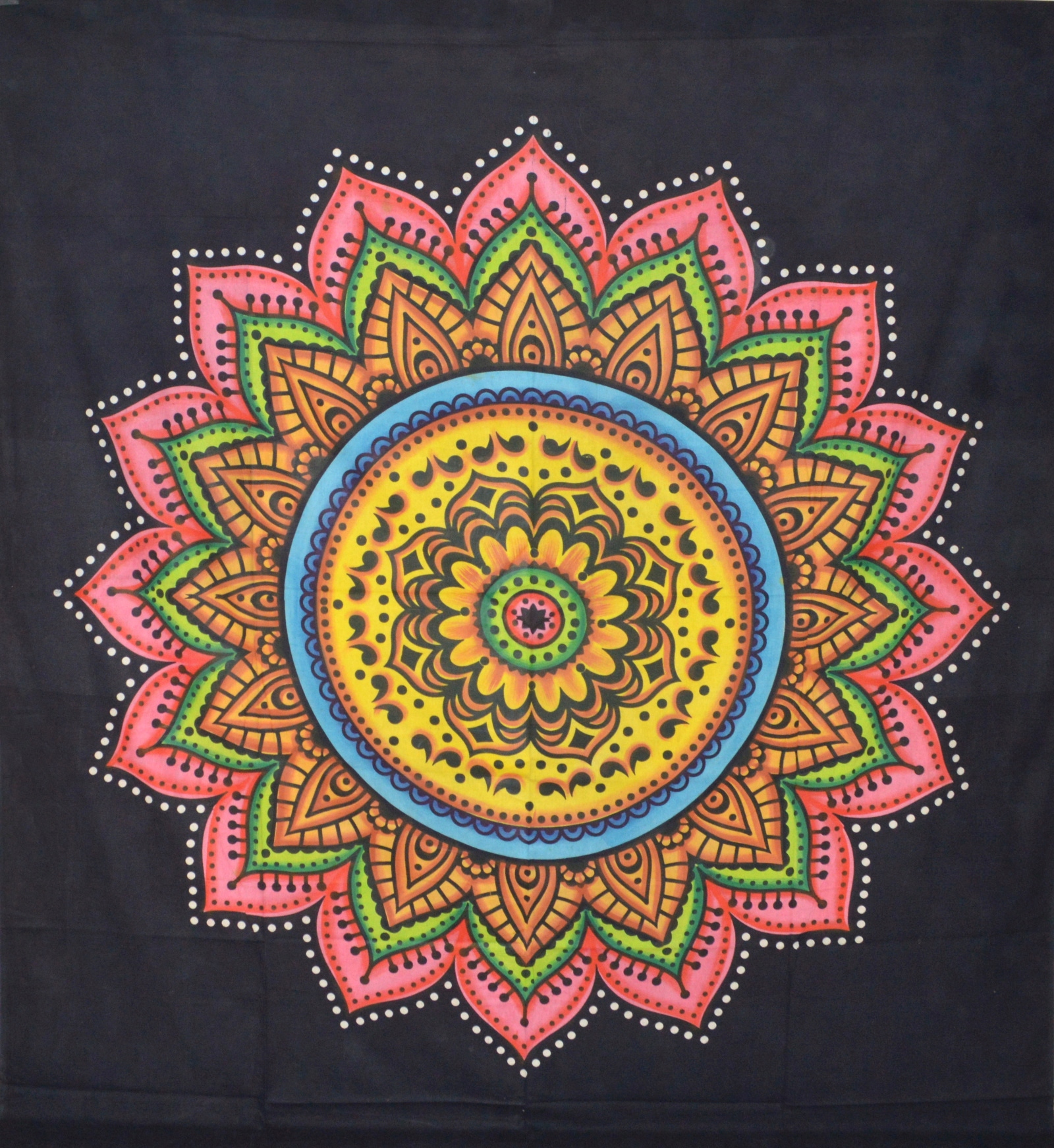 

Indyjska Narzuta XXL kapa orient Mandala bawełna