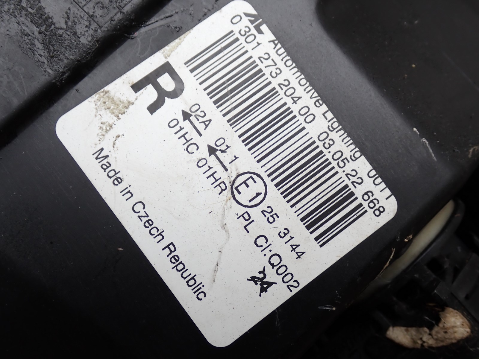 light right REFLEKTOR right NISSAN NV400 X62 2011