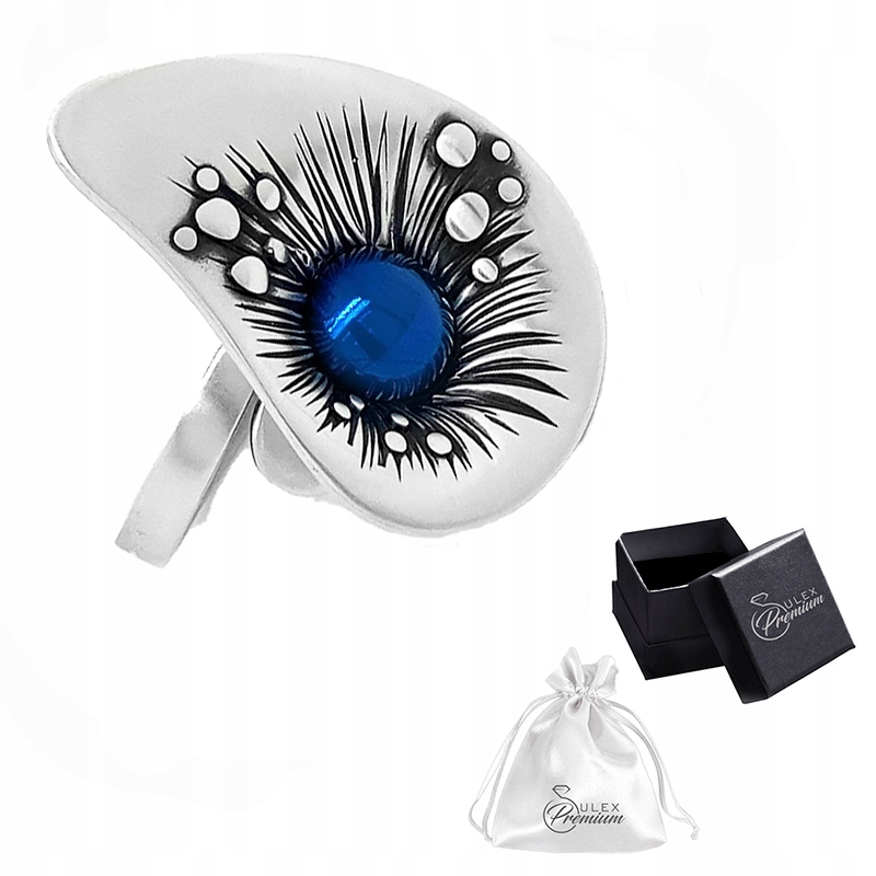 Prstýnek Kapky Rosy Ručně vyráběné Titanové očko Velikost Nastavitelná