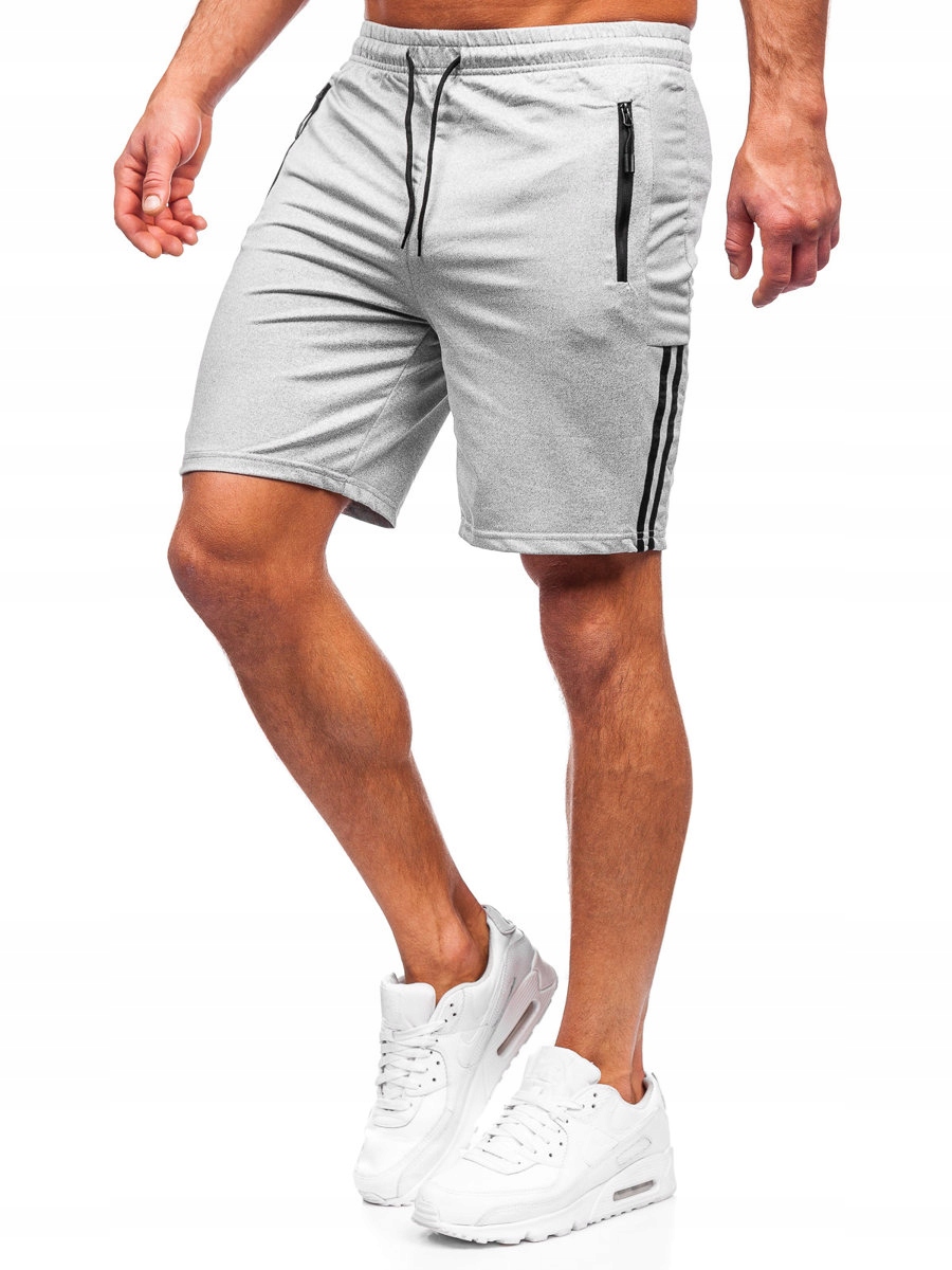 

Krótkie Spodenki Dresowe Szare 68020 Denley_xl
