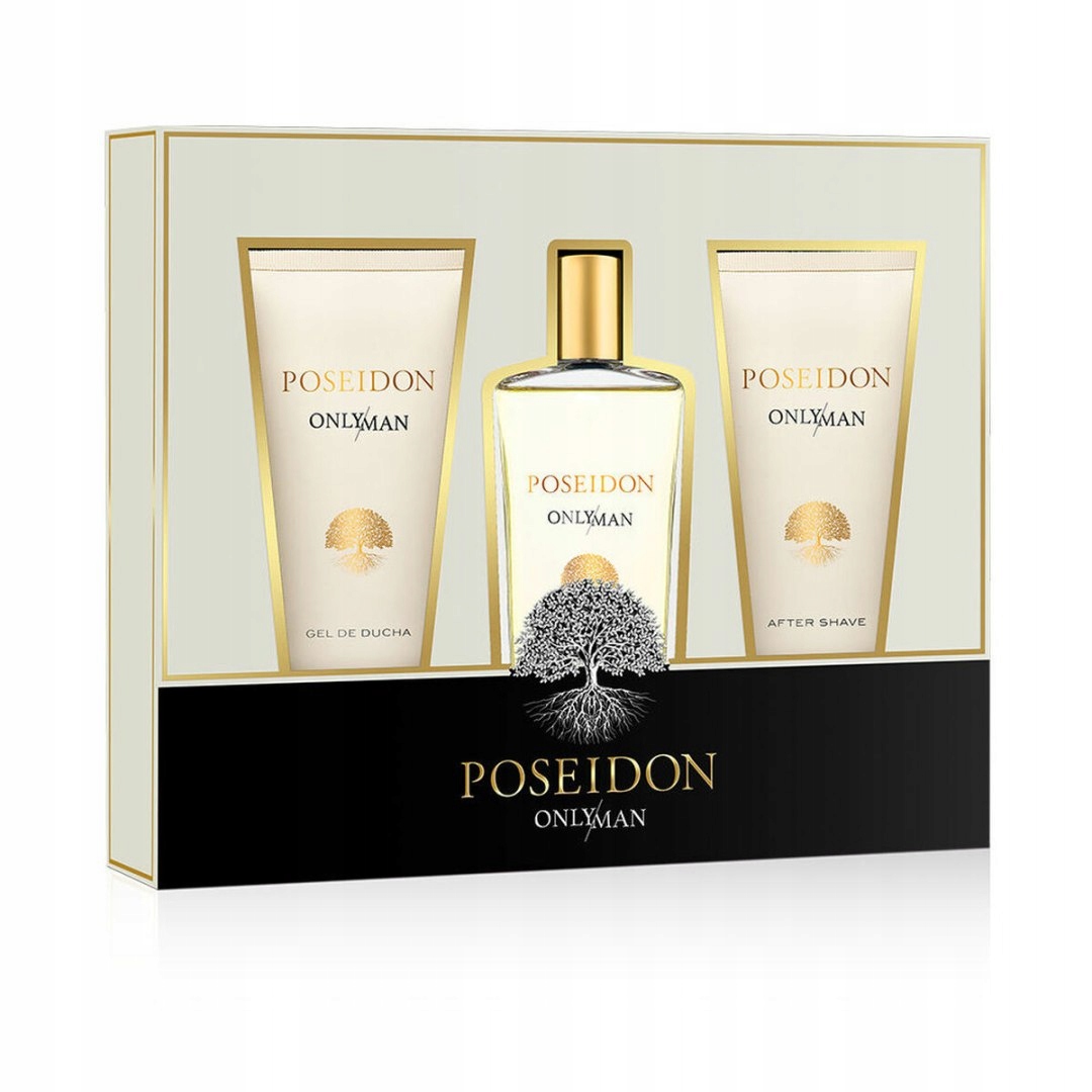 Sada parfémů pro muže Poseidon Poseidon Only Man Edt 3 díly