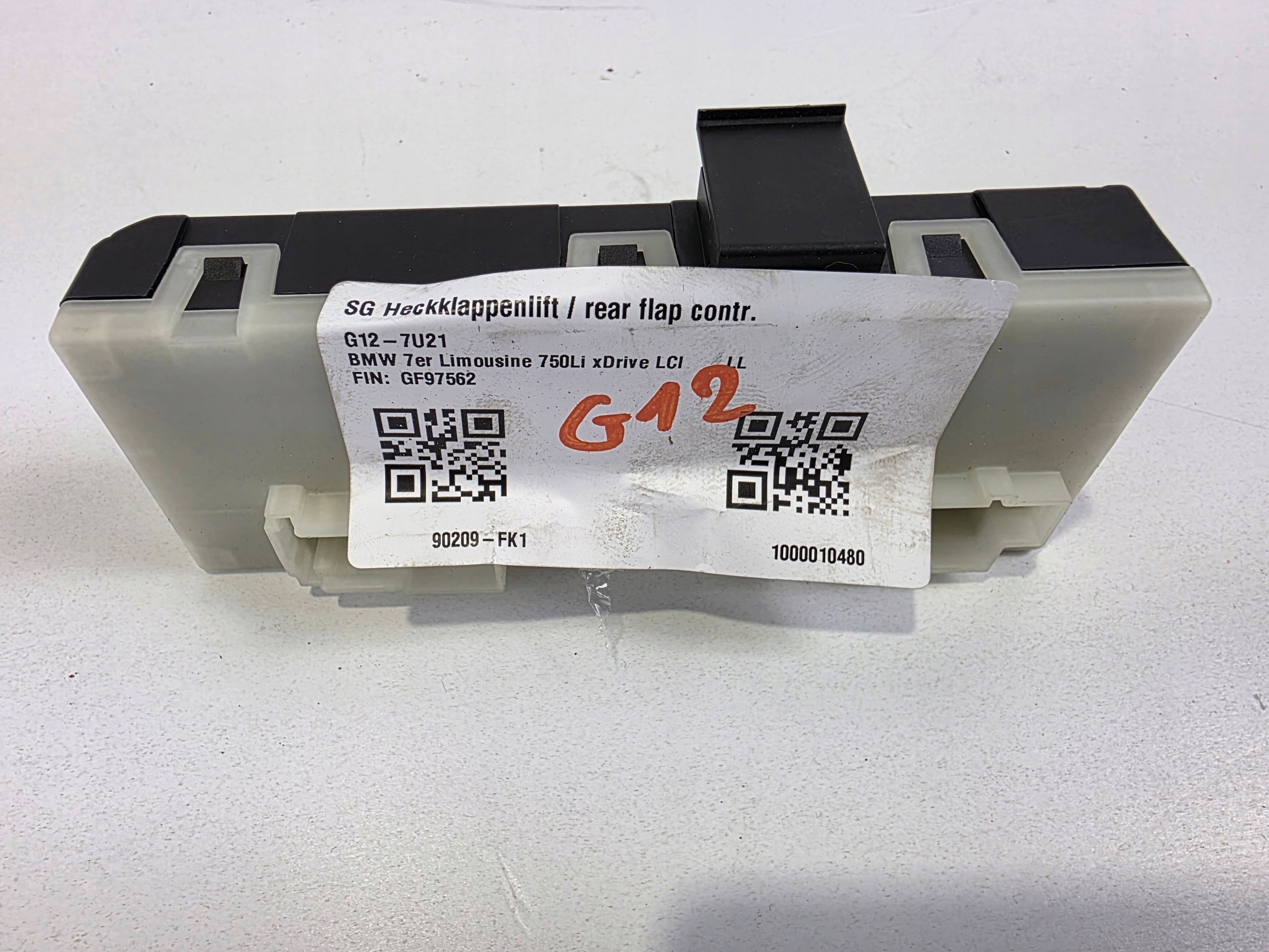 module control unit bonnet BMW G12 9491418