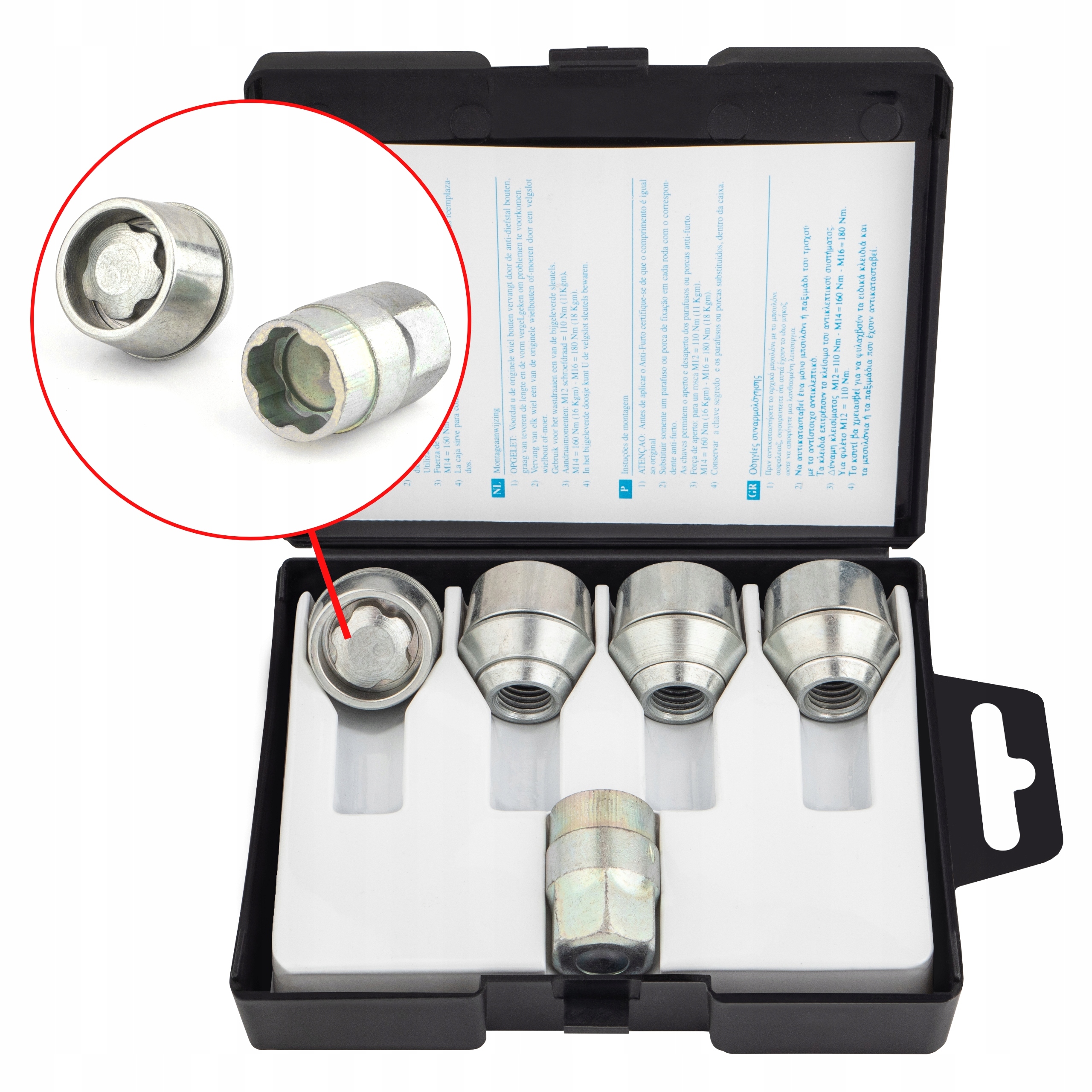 Bezpečnostní matice M12x1.5x26mm Ford Volvo