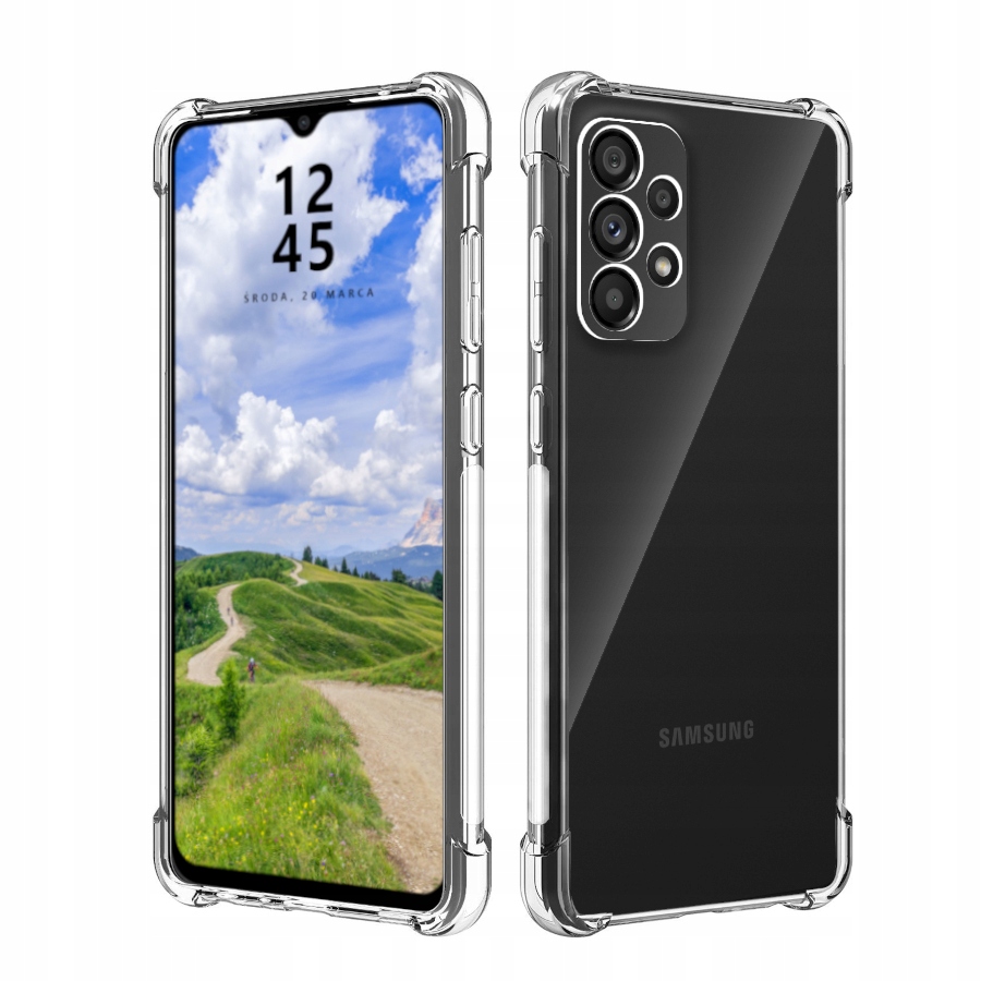 

Etui do Samsung A13 4G Pancerne Shockproof Szkło