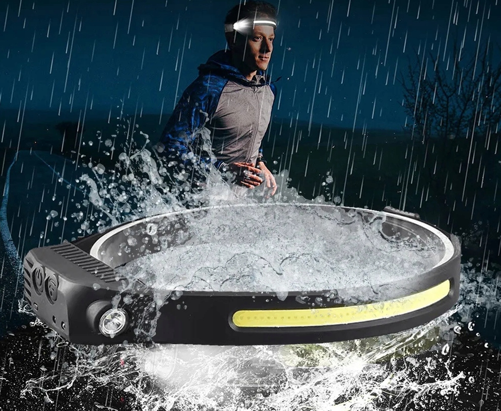 V6 DŁUGA LATARKA CZOŁOWA CZOŁÓWKA COB DIODOWA LAMPKA LEDOWA ŁADOWANA Model CZOŁÓWKA DŁUGA