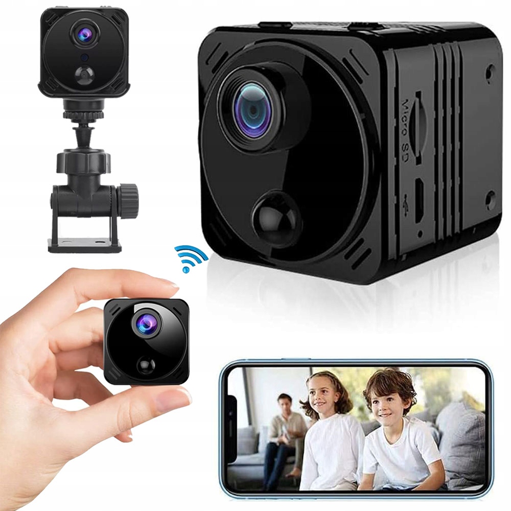 Profesionální Špionážní Kamera Monitorování Wifi 4K Smart Detekce