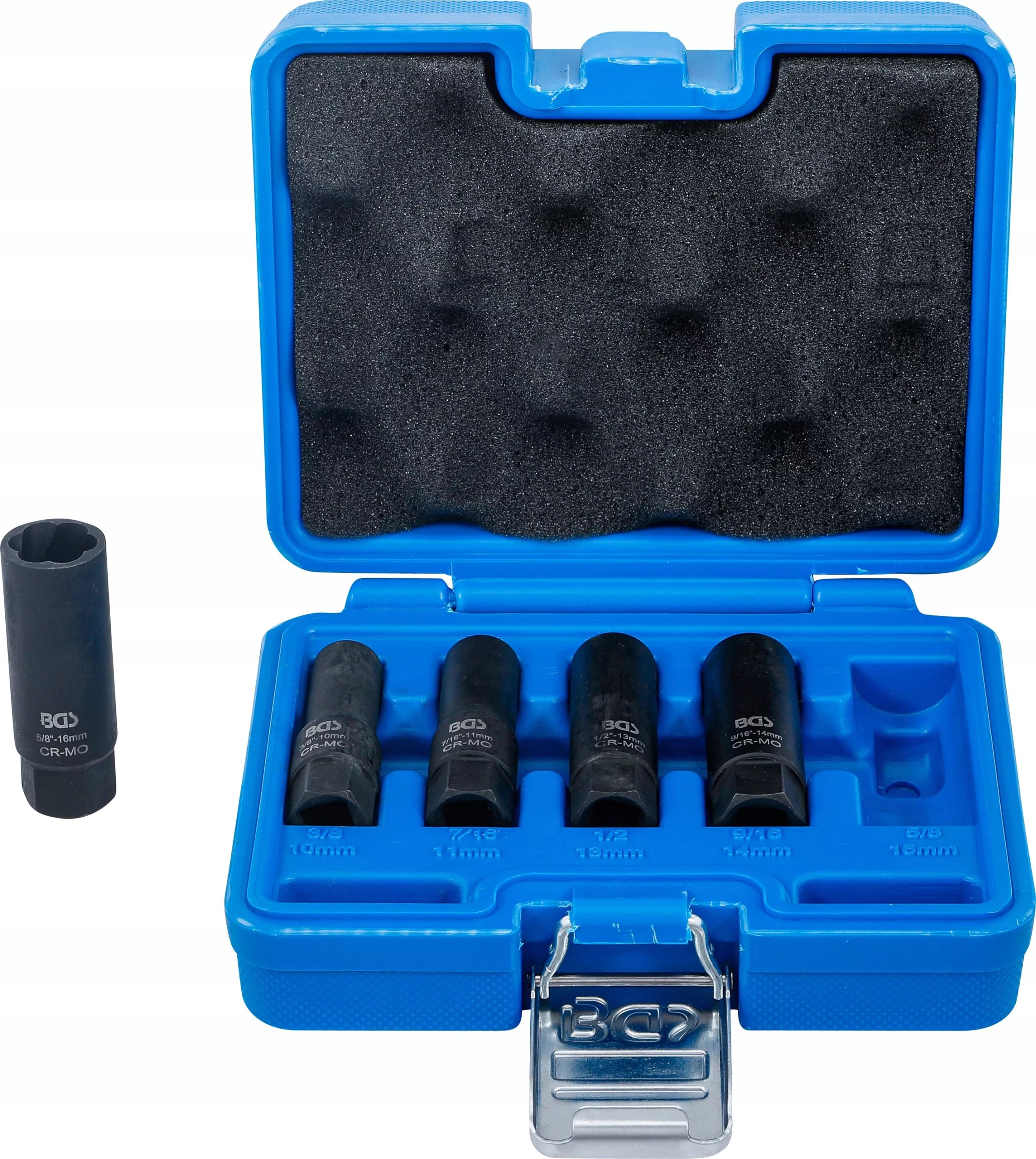 Sada nástavců/vytahováků 10-16 mm – 5 dílů Bgs