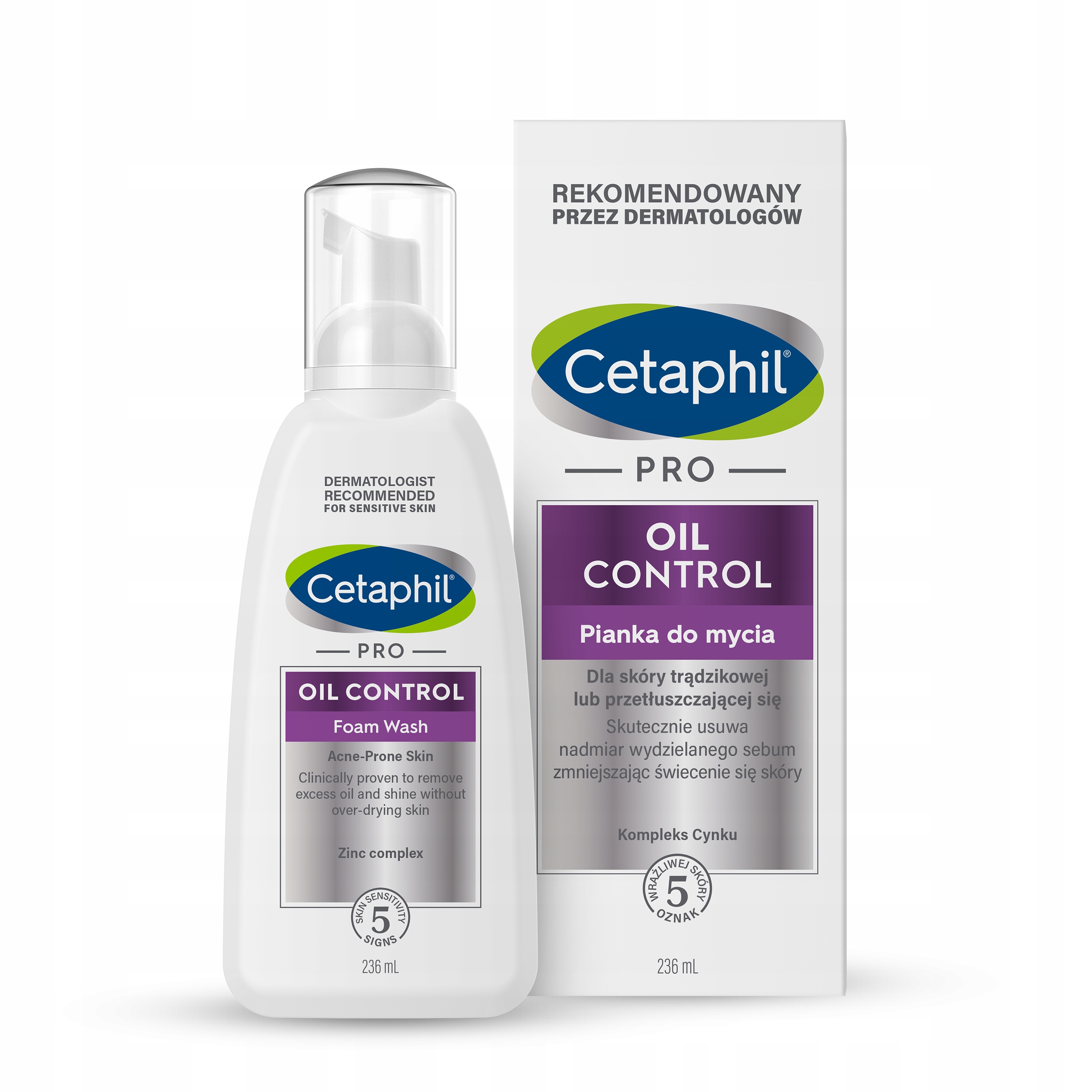 

Cetaphil Pro Oil Control Pianka do mycia 236 ml