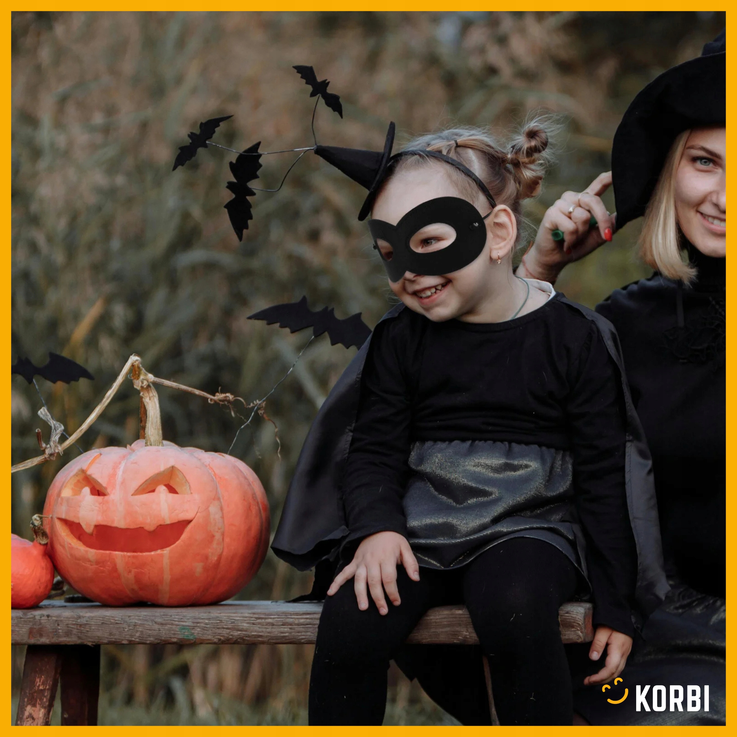 MASKA NA OCZY Z GUMKĄ ZORRO WAMPIR PRZEBRANIE HALLOWEEN KARNAWAŁ CZARNA Rodzaj na twarz