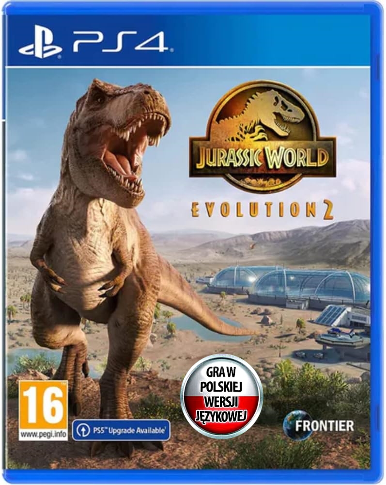 JURASSIC WORLD EVOLUTION 2 - PL - PS4 / PS5 NOWA GRA - Płyta