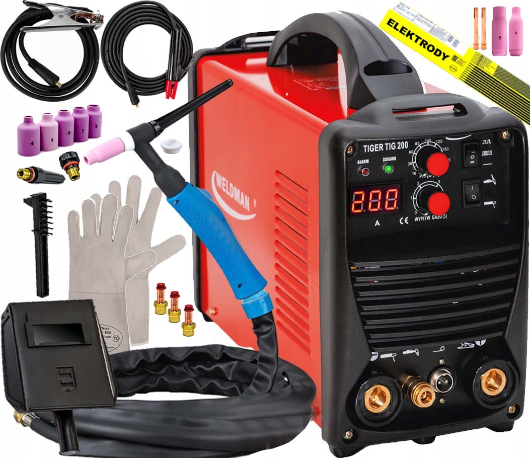 Svařovací Stroj Weldman Tiger Tig 200 DC Puls 200A Hf