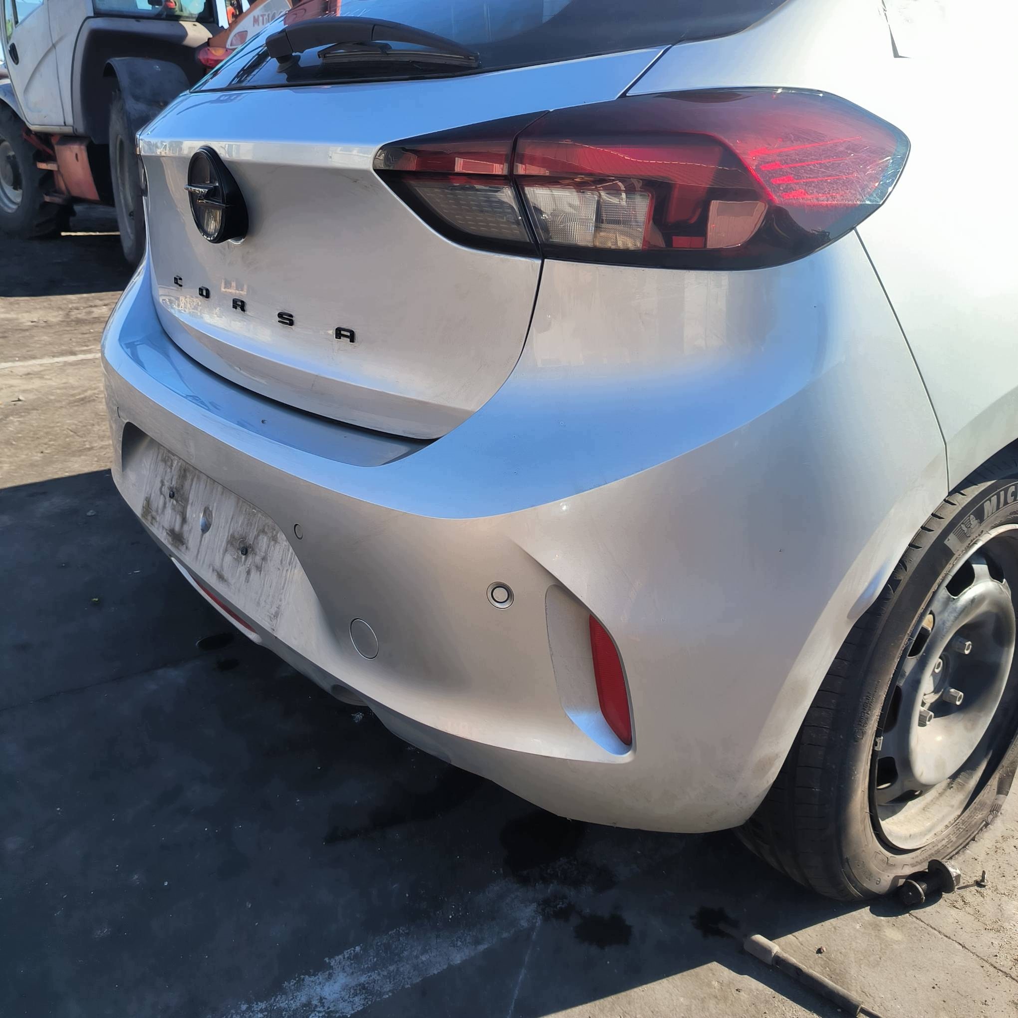 bumper rear part EZR OPEL CORSA F LIFT