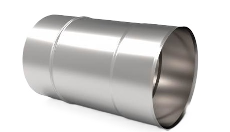 Ks Trubka kyselinovzdorná teleskopická fi 120 mm 1,0 mm 0,25 m ocel nastavitelná komínová
