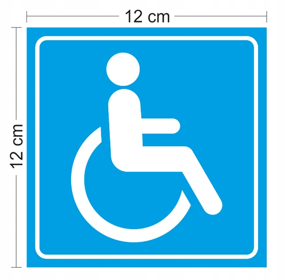TABLICZKA WC 12X12 Kod producenta TI