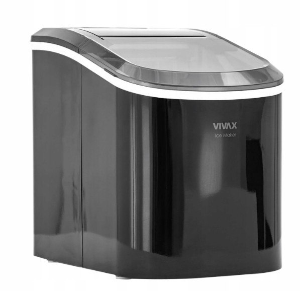 MOCNA KOSTKARKA DO LODU MASZYNA DO KOSTEK CZARNA S/L 12kg/dzień 240W+GRATIS Moc 240 W