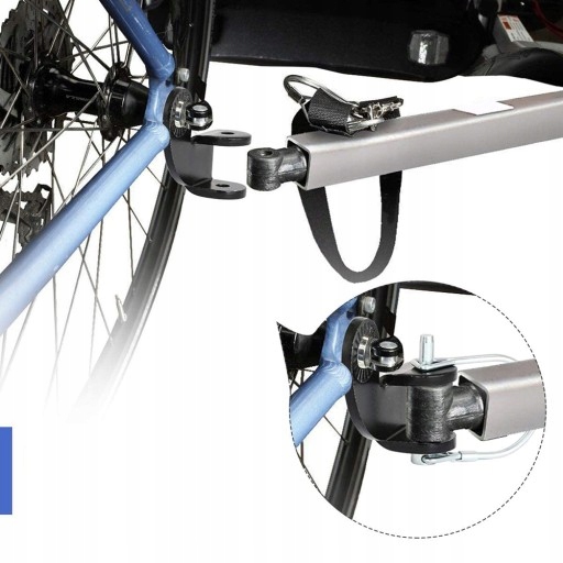 2x Zaczep do Przyczepy Rowerowej Uniwersalny 40KG Model ///