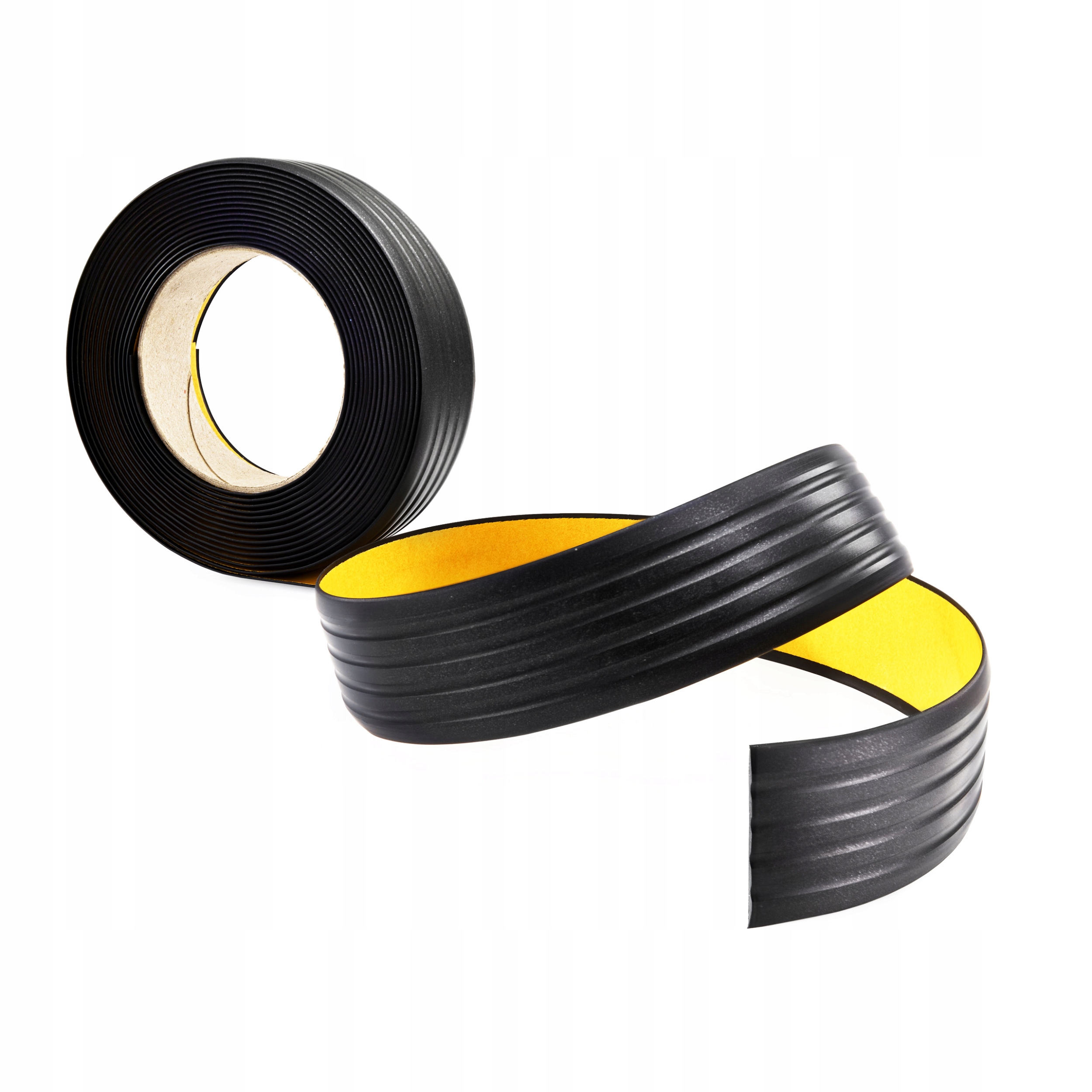 Samolepiaca protišmyková lišta Lap čierna/strieborná trblietky 35 mm, 5 m