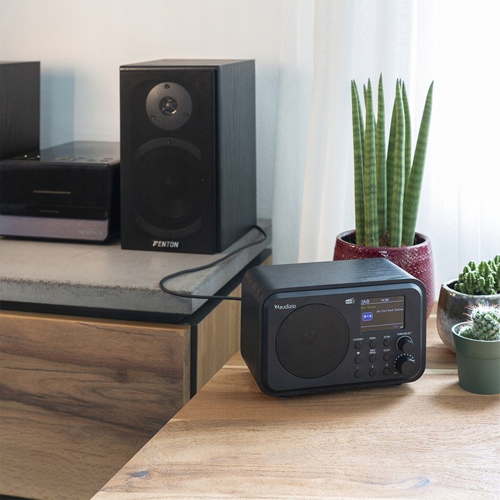 Radio cyfrowe DAB+ z akumulatorem FM BLUETOOTH USB Kolor czarny