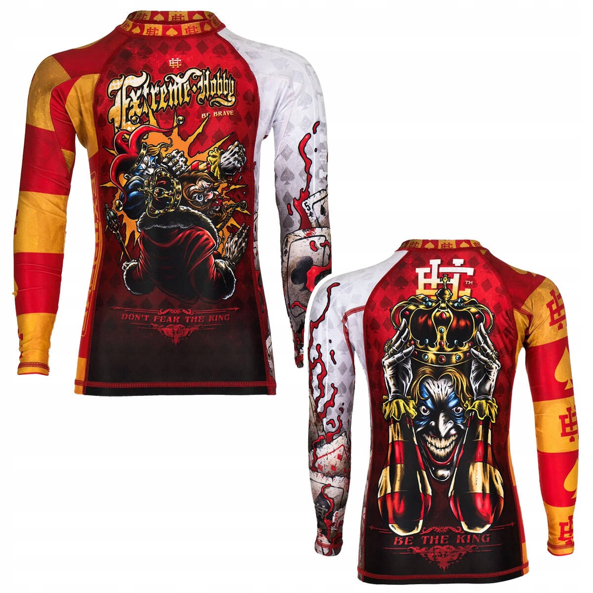 Rashguard z długim rękawem dziecięcy Extreme Hobby Killer Card r. 164 cm