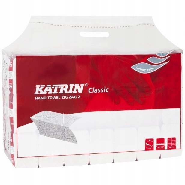 Levně Ručník Zz V-fold Katrin bílý Classic 35298 (20x200ks)