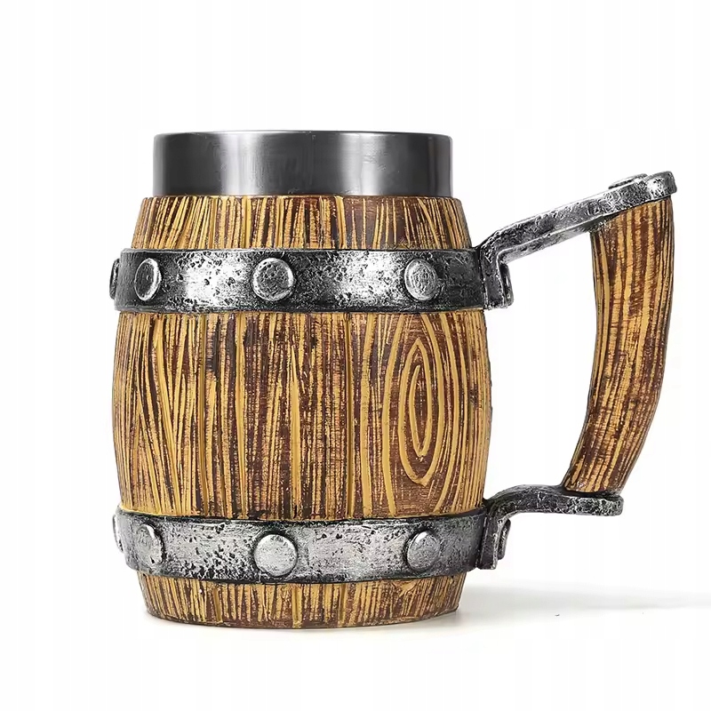 Epický Hrnek Pivní Sklenice And Glory Nerezová Ocel 550 ML Larp Rpg