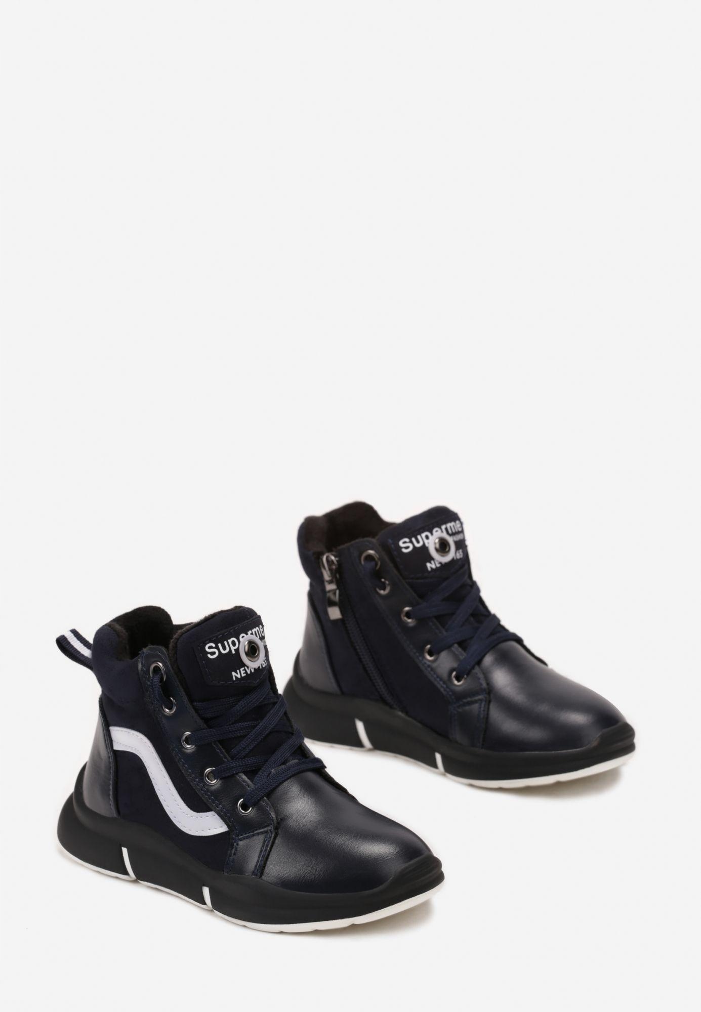 Born2Be Granatowe Botki 28 Wiosna Ekozamsz