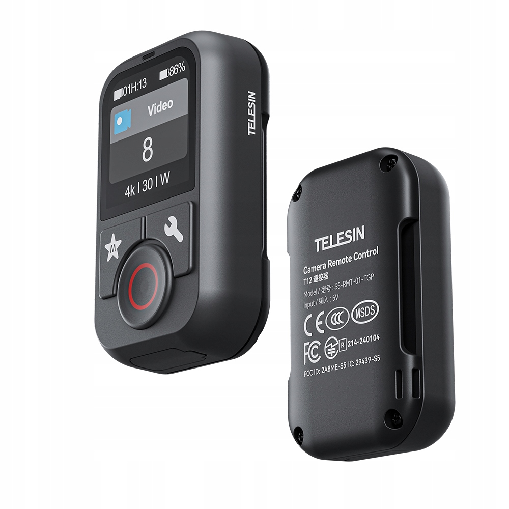 Bezdrátový Bt dálkový ovladač pro GoPro Hero 13 12 11 10 9 8 Black Max Telesin IP54