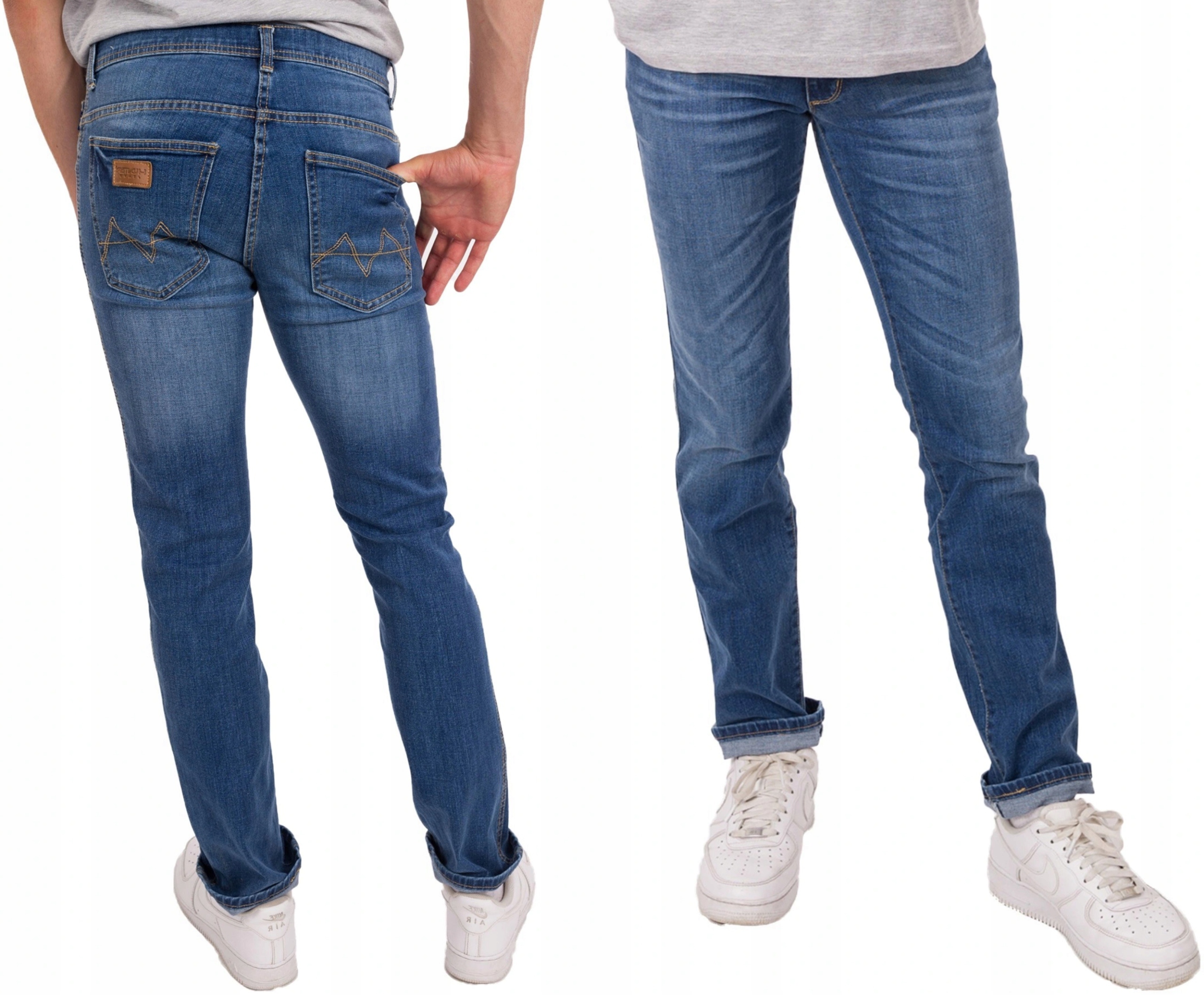 

Spodnie Męskie Jeansy Rurki Hunter 110/7 W36 L36
