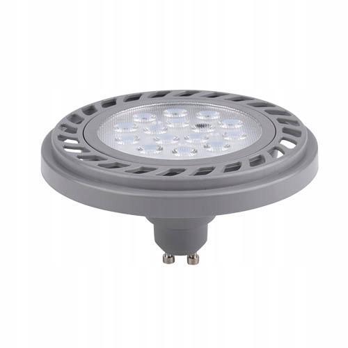 Żarówka ES111 led 9W ciepła gu10 AR111 szara S/WW